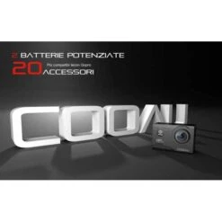 COOAU 4K Ultra HD Action Camera With Microphone & Stabilization - Ultimate Underwater Adventure Kit