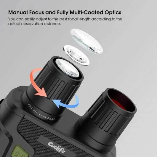 Coolife Night Vision Goggles: Infrared Binoculars For Enhanced Night Clarity 3 Coolife Night Vision Goggles: Infrared Binoculars For Enhanced Night Clarity - Image 3