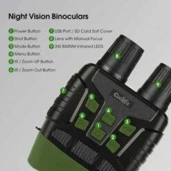 Coolife Night Vision Goggles: Infrared Binoculars For Enhanced Night Clarity 13 Coolife Night Vision Goggles: Infrared Binoculars For Enhanced Night Clarity -Electronics Store coolife the night vision device 1 6