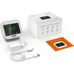 CURCONSA Multi-Sensor Air Quality Monitor With CO2 Detection And Climate Control -Electronics Store curconsa the monitor for good air quality 6