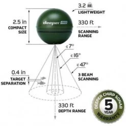 Deeper Chirp+, The Portable Smart Sonar -Electronics Store deeper chirp the portable smart sonar 2