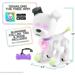 Dog-E Interactive Robot Dog: Colorful LED Lights, 200+ Sounds & Reactions -Electronics Store dog e interactive robot dog colorful led lights 200 sounds reactions 4