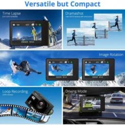 Capture Every Moment With Dragon Touch 4K Underwater Action Camera 14 Capture Every Moment With Dragon Touch 4K Underwater Action Camera -Electronics Store dragon touch vision 3 capture every adventure in 4k waterproof action camera with wide angle view bonus accessories 5