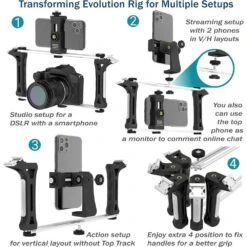 DREAMGRIP Evolution Pro Rig - Universal Camera Support For Smartphones, DSLRs, And Action Cameras -Electronics Store dreamgrip evolution pro rig universal camera support for smartphones dslrs and action cameras 3