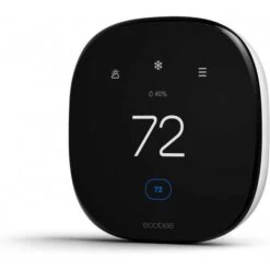 Ecobee Enhanced Smart Thermostat: Energy-Efficient, WiFi-Enabled, Works With Siri, Alexa & Google Assistant!