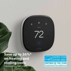 Ecobee Enhanced Smart Thermostat: Energy-Efficient, WiFi-Enabled, Works With Siri, Alexa & Google Assistant! -Electronics Store ecobee enhanced smart thermostat energy efficient wifi enabled works with siri alexa google assistant 3
