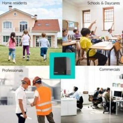 EcoQube: Advanced Radon Detector For Safe Indoor Air -Electronics Store ecosense ecoqube the cube to measure radon 1 6