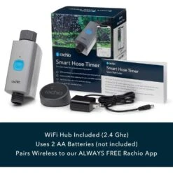 Effortless Lawn & Garden Care With Rachio Smart Hose Timer | WiFi Control, Smart Scheduling, Alexa Compatible, Easy Setup -Electronics Store effortless lawn garden care with rachio smart hose timer wifi control smart scheduling alexa compatible easy setup 3