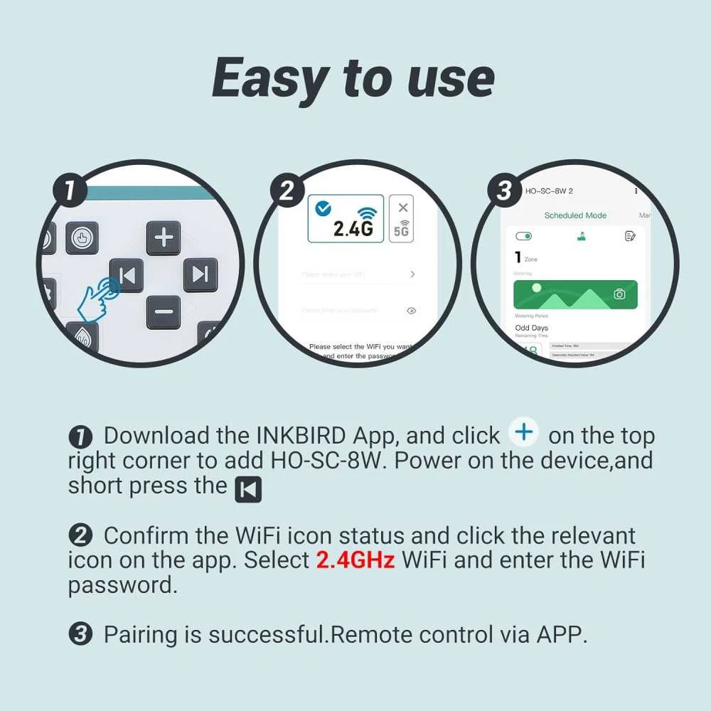 Effortless Smart Indoor Sprinkler Control: 8-Zone WiFi Controller With Free App And Rain Sensor Compatibility 4 Effortless Smart Indoor Sprinkler Control: 8-Zone WiFi Controller With Free App And Rain Sensor Compatibility - Image 4