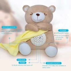 Baby Sleep Soother With Cry Sensor - 15 Lullabies, Perfect Sleep Aid For Newborns And Toddlers -Electronics Store electric baby nasal aspirator 6