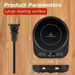 Electric Mug & Candle Warmer With 9 Heat Settings, Auto Shut-Off & Timer -Electronics Store electric mug candle warmer with 9 heat settings auto shut off timer 2