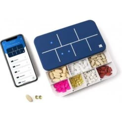 EllieGrid Smart Pill Organizer: Simplify Medication With Alarms And App Notifications -Electronics Store elliegrid smart pill box 1 5