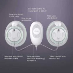 Elvie Stride Plus Hospital-Grade Breast Pump - Portable, App-Controlled, Ultra-Quiet With 20 Settings 11 Elvie Stride Plus Hospital-Grade Breast Pump - Portable, App-Controlled, Ultra-Quiet With 20 Settings -Electronics Store elvie stride hospital grade app controlled breast pump be connected with your baby 4