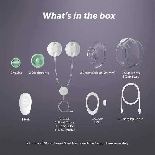 Elvie Stride Plus Hospital-Grade Breast Pump - Portable, App-Controlled, Ultra-Quiet With 20 Settings 6 Elvie Stride Plus Hospital-Grade Breast Pump - Portable, App-Controlled, Ultra-Quiet With 20 Settings - Image 6