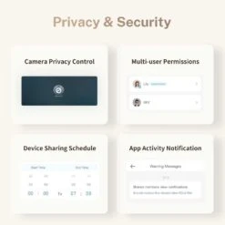 Enabot EBO ROLA Mini 2K Camera Robot: Mobile Security Camera, 25-Day Battery, Two-Way Audio & Remote Control