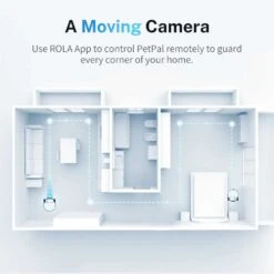 Enabot EBO ROLA PetPal 2.5K Camera Movable WiFi Cam, Night Vision, 2 Way Audio -Electronics Store enabot ebo rola petpal 25k camera 3