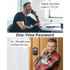 Secure Keyless Entry Door Lock With Keypad, Auto Lock, And Weatherproof Design 10 Secure Keyless Entry Door Lock With Keypad, Auto Lock, And Weatherproof Design -Electronics Store entry door electronic keypad lock teeho 1 3