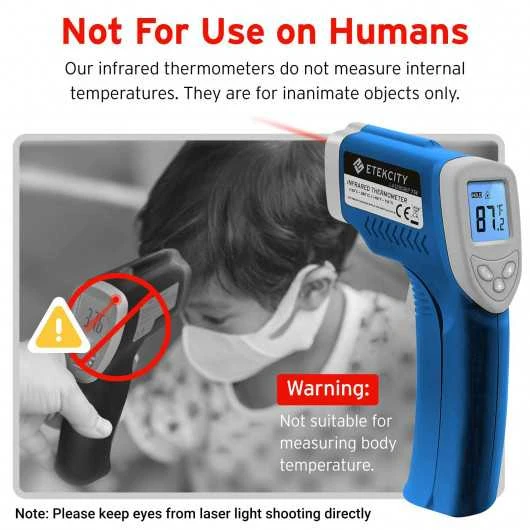 Etekcity Infrared Thermometer: Accurate Temperature Readings For Cooking, HVAC & More 7 Etekcity Infrared Thermometer: Accurate Temperature Readings For Cooking, HVAC & More - Image 7