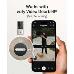 Eufy Security C210 Smart Deadbolt: WiFi-Enabled Keyless Entry With Multiple Access Methods For Maximum Home Protection -Electronics Store eufy security c210 smart lock 5 in 1 keyless entry door lock built in wifi deadbolt smart door lock no bridge required easy 9