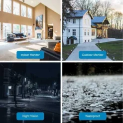 EVERSECU 8CH 2K 3MP Wireless Security System With 12" Monitor -Electronics Store eversecu the perfect monitoring system 1 6