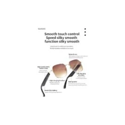 Smart Polarized Bluetooth Sunglasses With Voice Assistant & Open-Ear Sound UV Protection For Men & Women -Electronics Store experience superior sound comfort lightweight noise cancelling bluetooth headphones 1 2