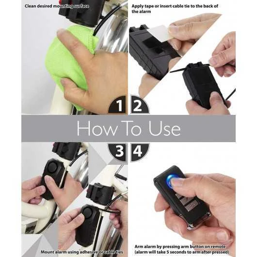 Fosmon Anti-Theft Bike Alarm: Secure Your Ride With 113dB Siren 1 Fosmon Anti-Theft Bike Alarm: Secure Your Ride With 113dB Siren