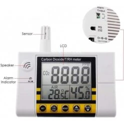Advanced CO2 Monitor And Humidity Controller With NDIR Sensor For Homes And Offices -Electronics Store gain express for air quality monitoring 4