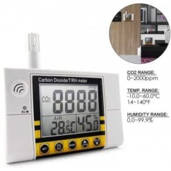 Advanced CO2 Monitor And Humidity Controller With NDIR Sensor For Homes And Offices -Electronics Store gain express for air quality monitoring 8