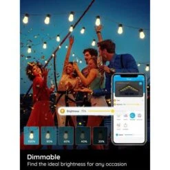 "Govee Smart Outdoor String Lights: Illuminate Your Space With Style -Electronics Store govee h7011191 outdoor led string light 5