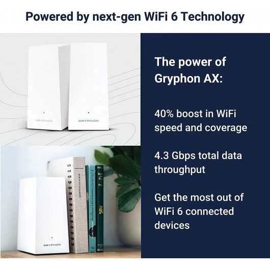 Next-Gen Security And Speed: Gryphon AX Mesh WiFi 6 Router 14 Next-Gen Security And Speed: Gryphon AX Mesh WiFi 6 Router - Image 14