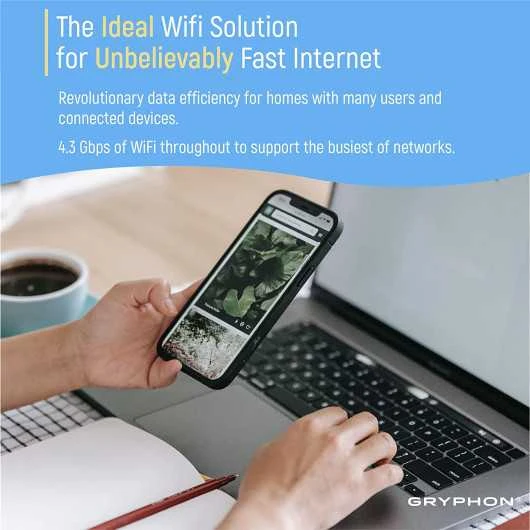 Next-Gen Security And Speed: Gryphon AX Mesh WiFi 6 Router 7 Next-Gen Security And Speed: Gryphon AX Mesh WiFi 6 Router - Image 7