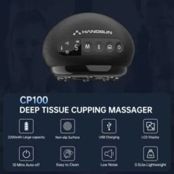 Upgraded 5-in-1 Electric Cupping Massager With Red Light Therapy, 7 Suction Levels & 3 Heating Modes For Pain Relief" -Electronics Store hangsun upgraded cupping set electric cupping massager for promoting cell renewal smart cupping therapy set with red light 4