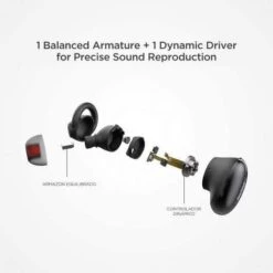 1MORE Stylish True Wireless Earbuds: Crystal-Clear Sound & ANC -Electronics Store headphones 1more true wireless anc listen in a new way 1more true wireless anc with their optimized qualcomm chipset delivers ex 3