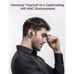 1MORE Stylish True Wireless Earbuds: Crystal-Clear Sound & ANC -Electronics Store headphones 1more true wireless anc listen in a new way 1more true wireless anc with their optimized qualcomm chipset delivers ex 4