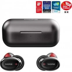 1MORE Stylish True Wireless Earbuds: Crystal-Clear Sound & ANC -Electronics Store headphones 1more true wireless anc listen in a new way 1more true wireless anc with their optimized qualcomm chipset delivers ex 5