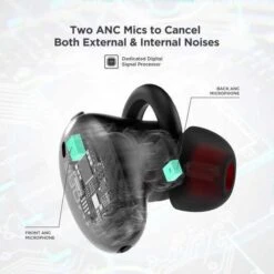 1MORE Stylish True Wireless Earbuds: Crystal-Clear Sound & ANC -Electronics Store headphones 1more true wireless anc listen in a new way 1more true wireless anc with their optimized qualcomm chipset delivers ex 7