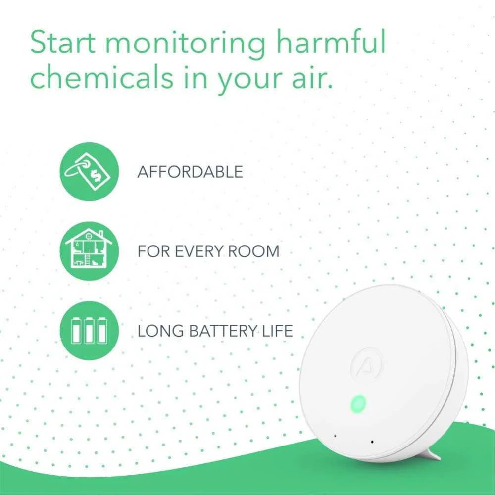 Airthings Wave Mini: Advanced Indoor Air Quality Monitor For Healthier Living 4 Airthings Wave Mini: Advanced Indoor Air Quality Monitor For Healthier Living - Image 4