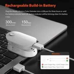 IHealth Air Wireless Fingertip Pulse Oximeter: Accurate Health Monitoring At Your Fingertips -Electronics Store health 61