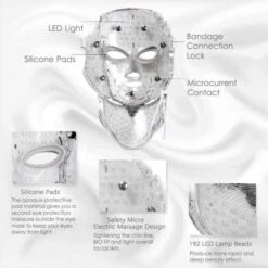 Unlock Radiant Skin: HIME SAMA Pro 7 Color LED Mask For Face & Neck 11 Unlock Radiant Skin: HIME SAMA Pro 7 Color LED Mask For Face & Neck -Electronics Store hime sama pro a better skin care 4
