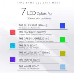Unlock Radiant Skin: HIME SAMA Pro 7 Color LED Mask For Face & Neck 12 Unlock Radiant Skin: HIME SAMA Pro 7 Color LED Mask For Face & Neck -Electronics Store hime sama pro a better skin care 5
