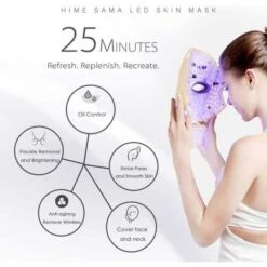 Unlock Radiant Skin: HIME SAMA Pro 7 Color LED Mask For Face & Neck 13 Unlock Radiant Skin: HIME SAMA Pro 7 Color LED Mask For Face & Neck -Electronics Store hime sama pro a better skin care 6