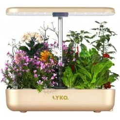 Grow Fresh Herbs All Year Round With Full-Spectrum Hydroponic Garden – Perfect For Kitchens & Indoors