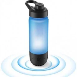 ICEWATER 3-in-1 Smart Water Bottle – Hydration Reminder, Bluetooth Speaker, And Dancing Lights