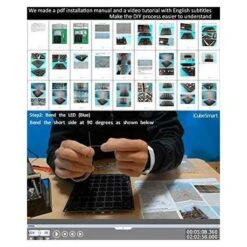 3D LED Cube Light Kit: DIY Animation Creation For Teens & Hobbyists