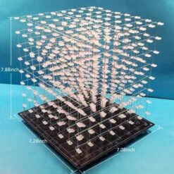3D LED Cube Light Kit: DIY Animation Creation For Teens & Hobbyists -Electronics Store icubesmart welding kit 1 4
