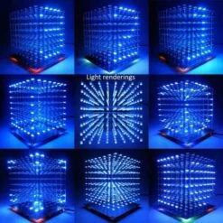 3D LED Cube Light Kit: DIY Animation Creation For Teens & Hobbyists -Electronics Store icubesmart welding kit 1 6