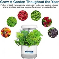 FAFAGRASS Hydroponics Growing System: Indoor Garden With Adjustable Full-Spectrum LED Light -Electronics Store indoor garden hydroponics growing system plant germination kit fafagrass herb garden kit vegetable growth lamp countertop 3