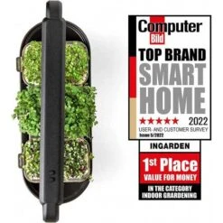 Grow Fresh Microgreens Easily At Home | Ingarden Hydroponic Superfood Kit With LED Lights -Electronics Store indoor garden with hydroponic watering 1