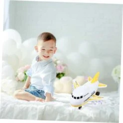 Interactive Airplane Piggy Bank: Educational & Musical Toy For Kids -Electronics Store interactive airplane piggy bank educational musical toy for kids 2