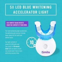 Bright Smile Fast: ISmile Advanced Teeth Whitening Kit With LED Light -Electronics Store ismile led tooth whitening 1 3